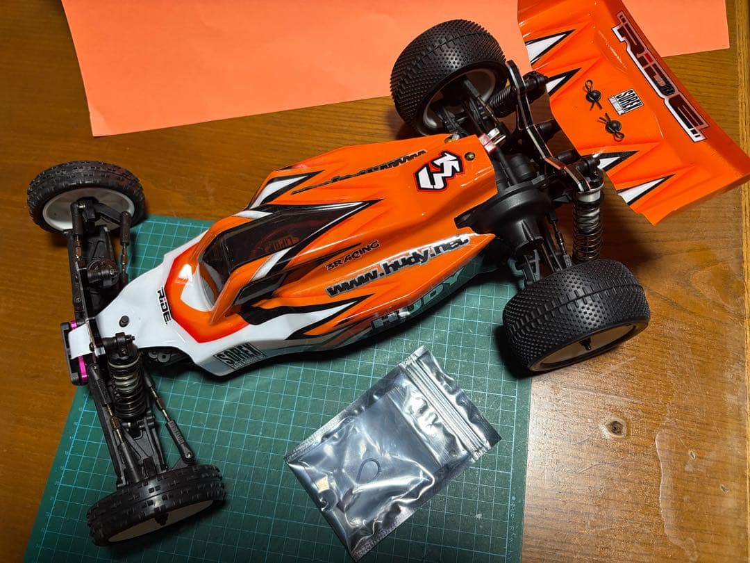 [美品] 3レーシング 1/10 2WD CACTUS Pro メカ付き完成品