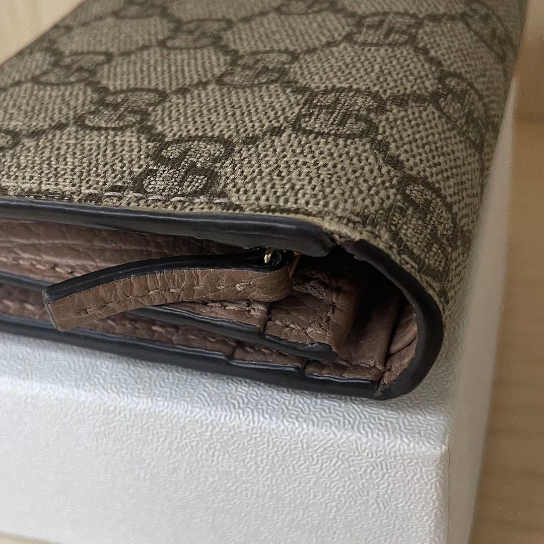 グッチミニウォレット マーモント GGスプリームキャンバス GUCCI