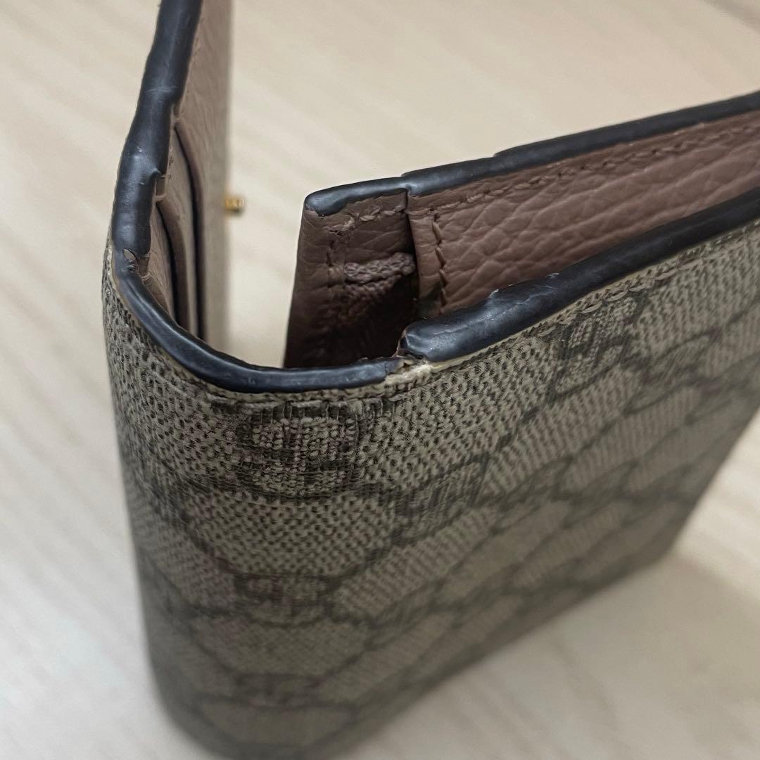 グッチミニウォレット マーモント GGスプリームキャンバス GUCCI