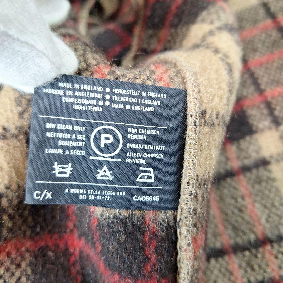 グローバーオール　ダッフルコート ロング 英国製 キャメル　チェック　XL