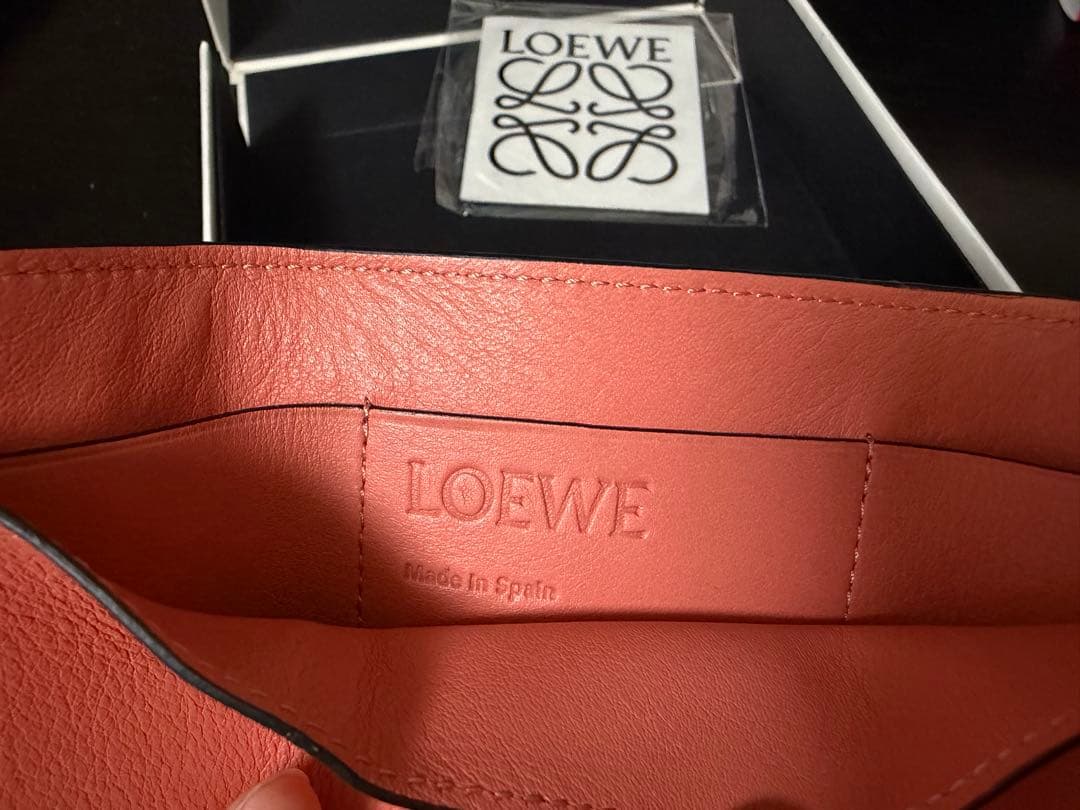 【美品】LOEWE ベージュ 三つ折り財布
