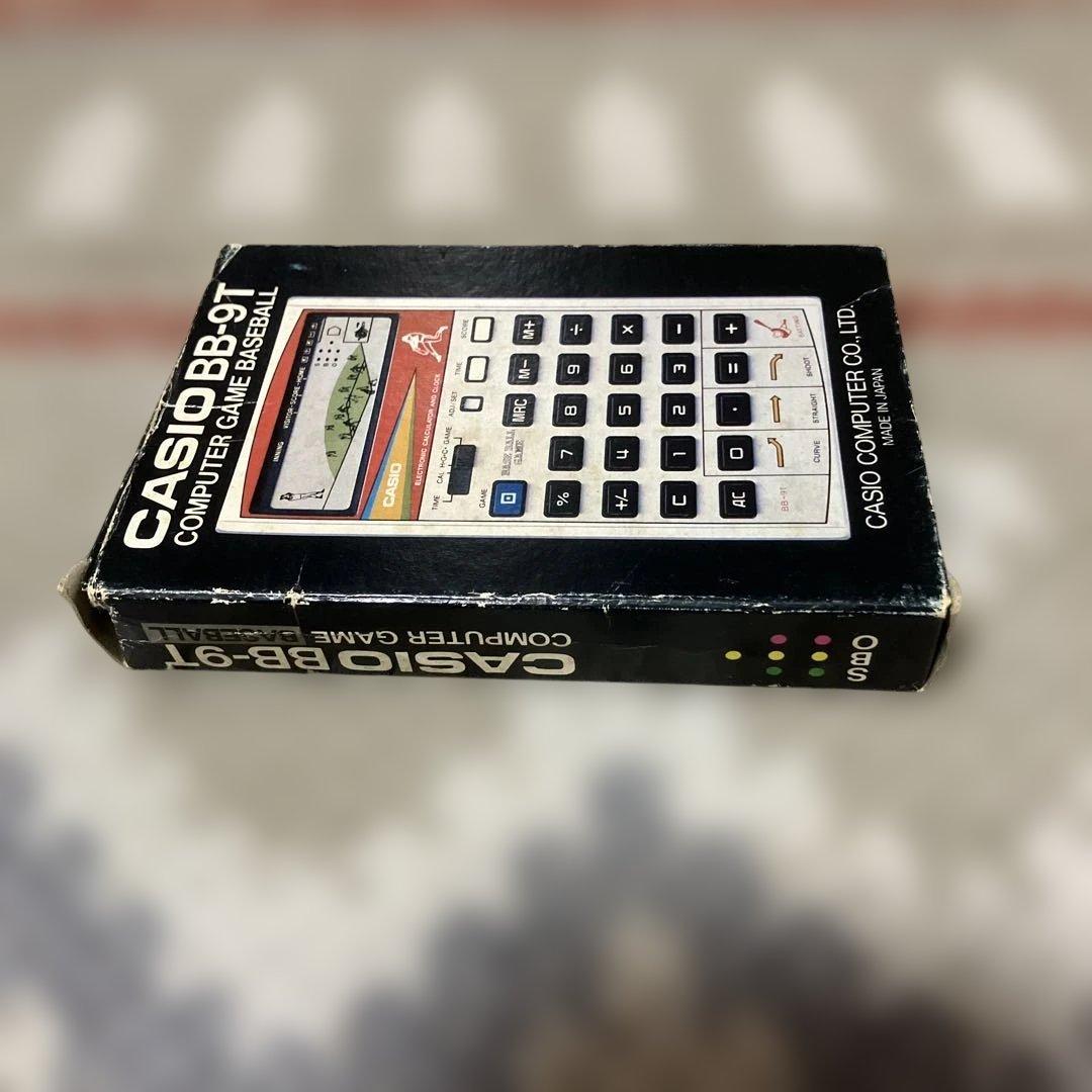 CASIO BB-9T 野球ゲーム電卓 箱説明書付 昭和レトロ 動作確認済