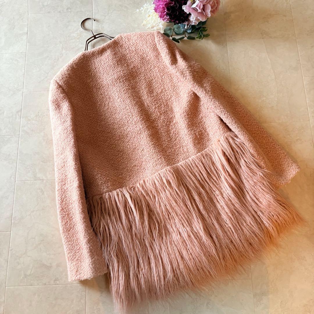 NO.7-169 blugirl Bnlumarineピンクノーカラーコート40