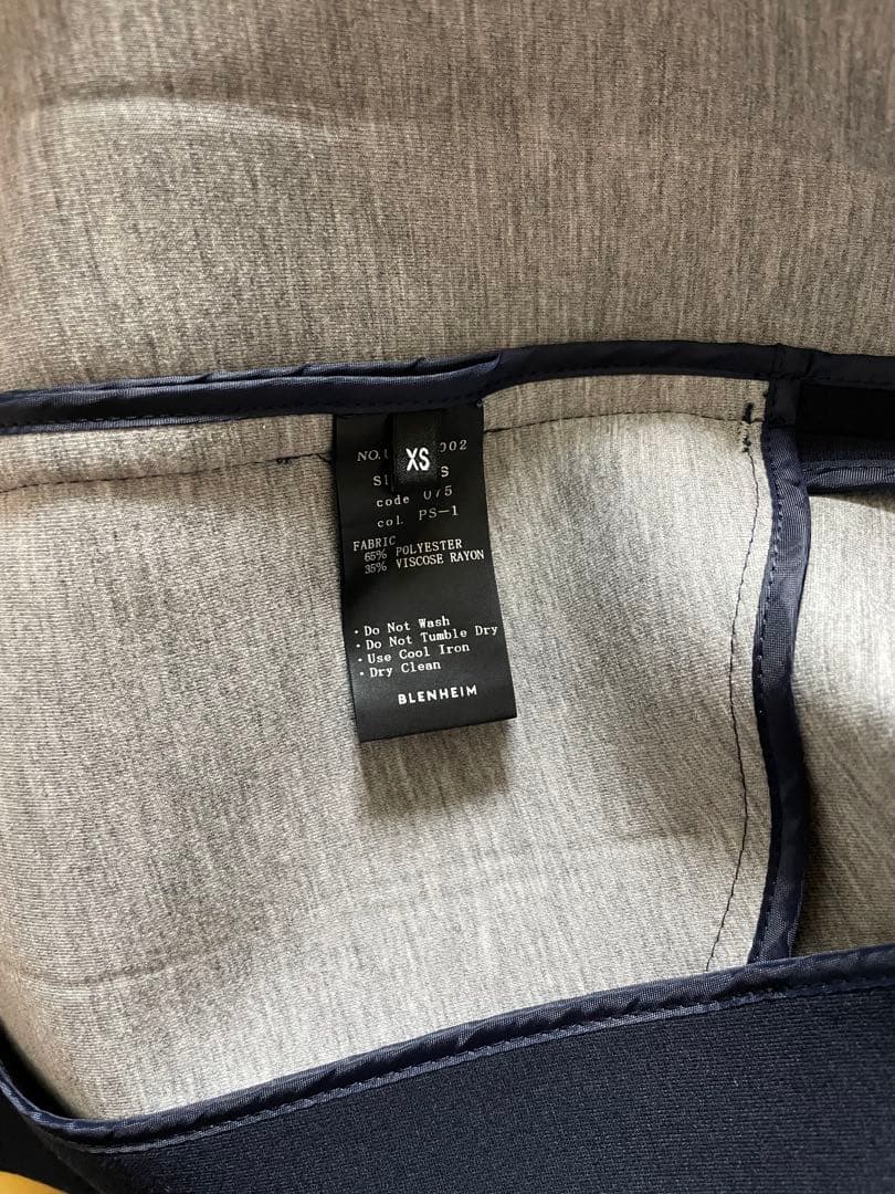 ヨシコBLENHEIM ブレンヘイム　ダンボールニットノーカラーコート