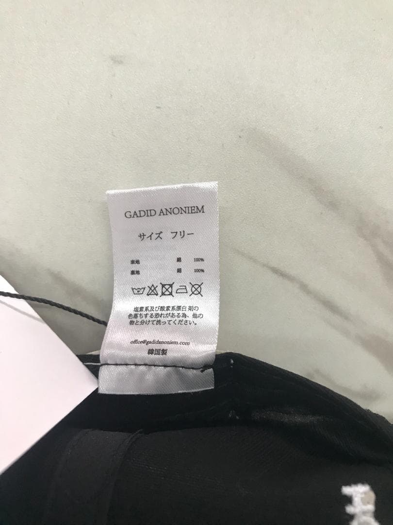 GADID ANONIEM キャップ 黑【新品未使用】#1