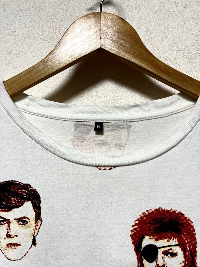 David Bowie デヴィッド・ボウイ 総柄Tシャツ