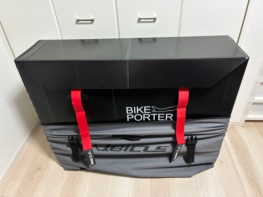 Qbicle バイクポーター STD、バッグ、キャスターセット