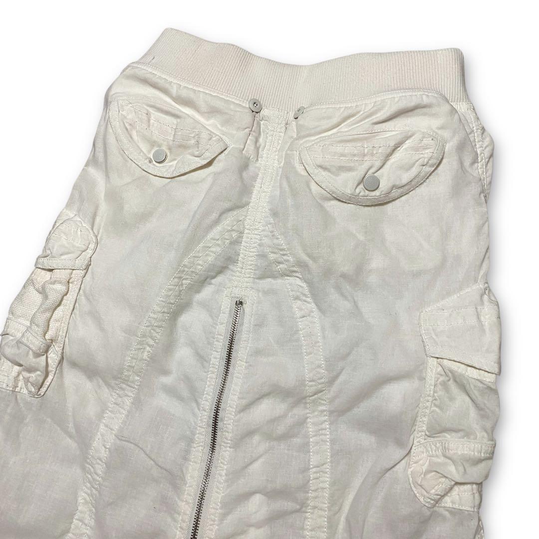 スカート archive goa gimmick zip cargo long skirt