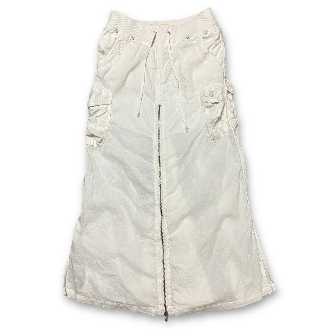 スカート archive goa gimmick zip cargo long skirt