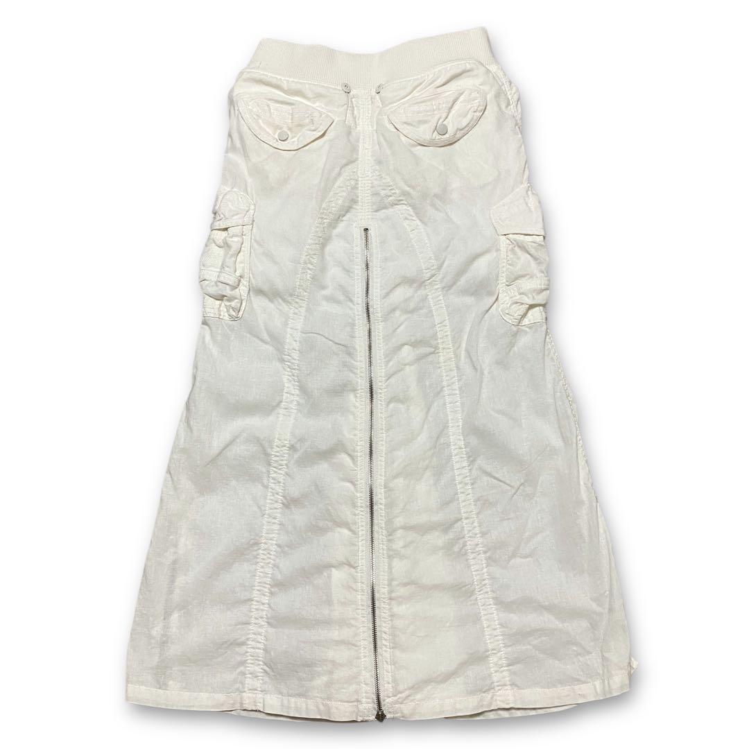 スカート archive goa gimmick zip cargo long skirt