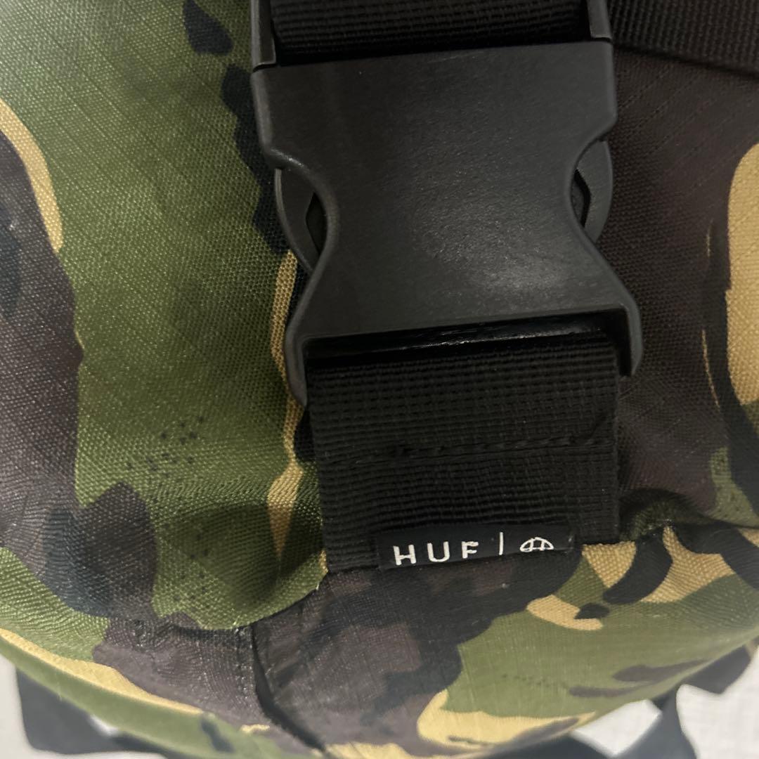 ★激レア★ huf ボストンバッグ　迷彩柄　ミリタリー　ハフ