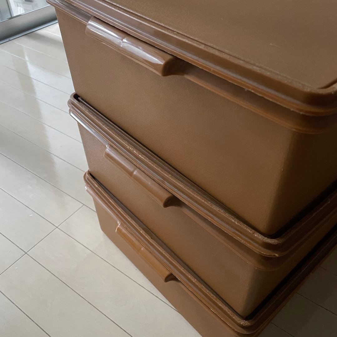 OLD TUPPERWARE ロングスーパーケース オールドタッパーウェア 3点