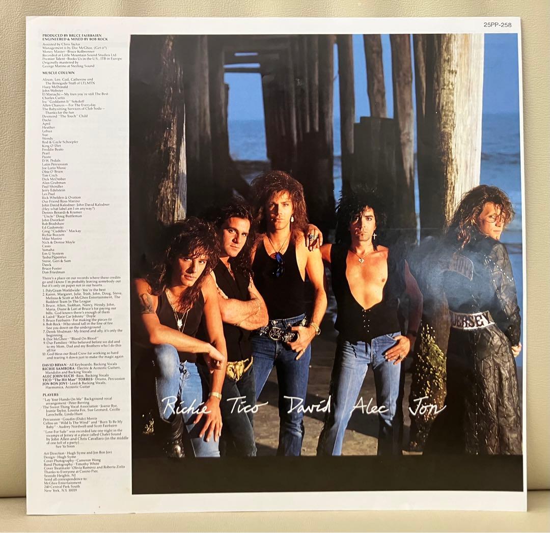 Bon Jovi - New Jersey アナログLPレコード国内盤