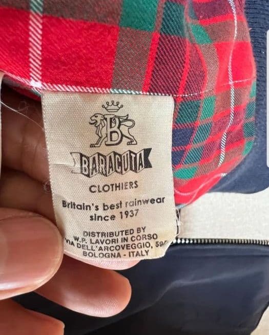 BARACUTA ハリントンジャケット G9 ネイビー