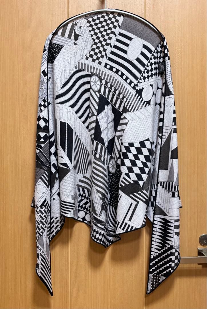 HERNES エルメス 158400円 ロザンジュ ストール カシミヤ シルク