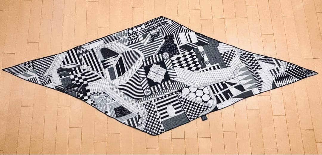 HERNES エルメス 158400円 ロザンジュ ストール カシミヤ シルク