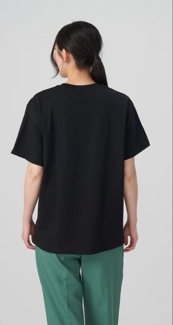 ［即日発送]リライブ半袖tシャツプレミアムコットン ロゴ有 黒M