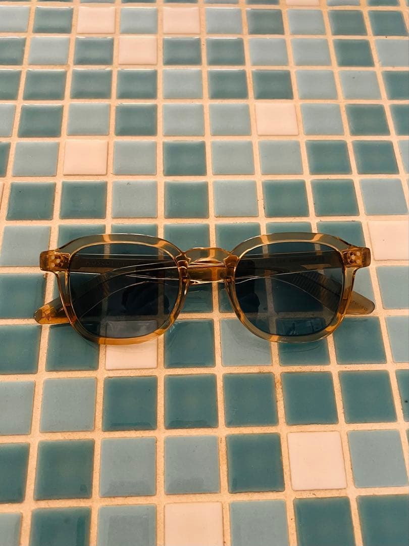 美品 MOSCOT MOMZA サングラス シナモン 49 ジョニーデップ