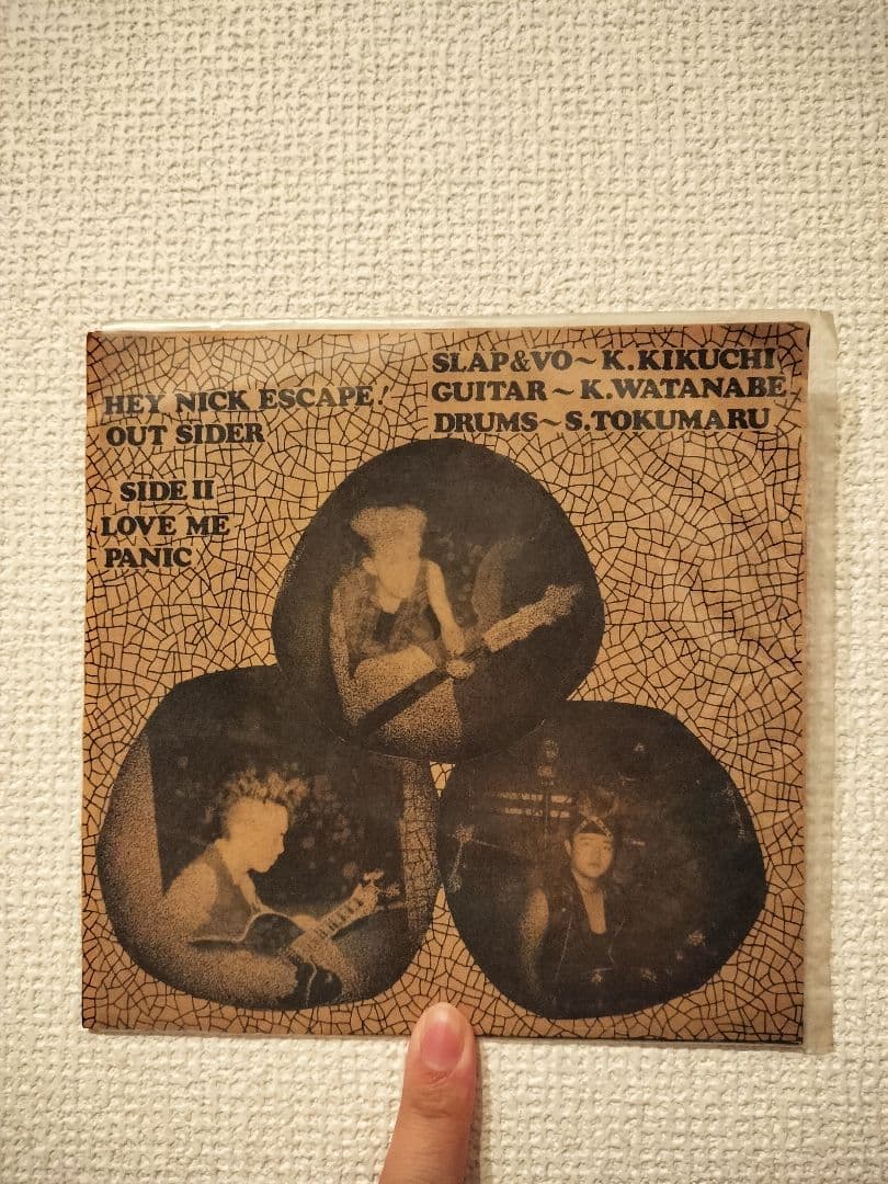 BILLY the CAPS LET'S ESCAPE! レコード EP