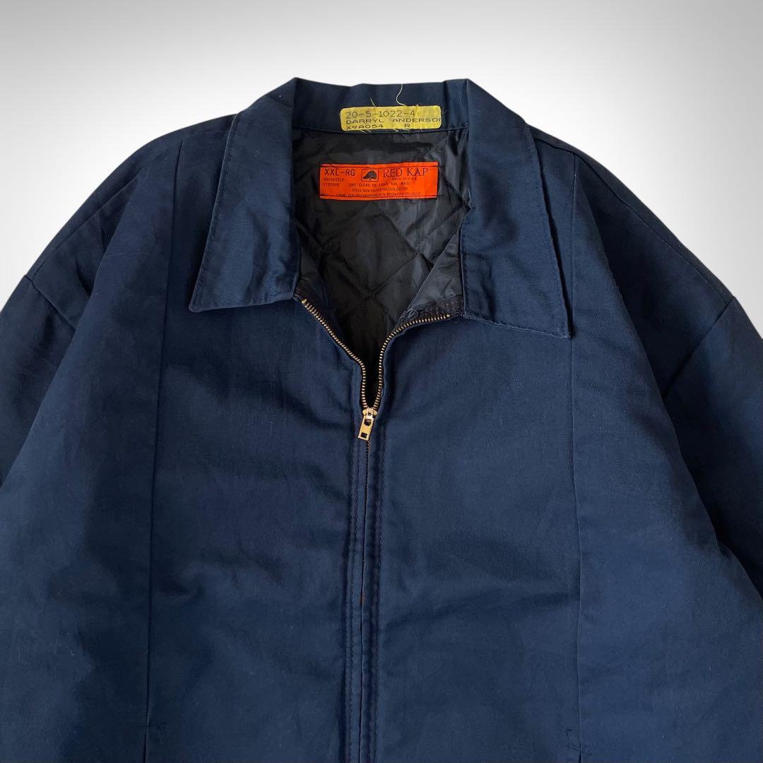 【USA製 80’s RED KAP】 ワークジャケット XXL-REG