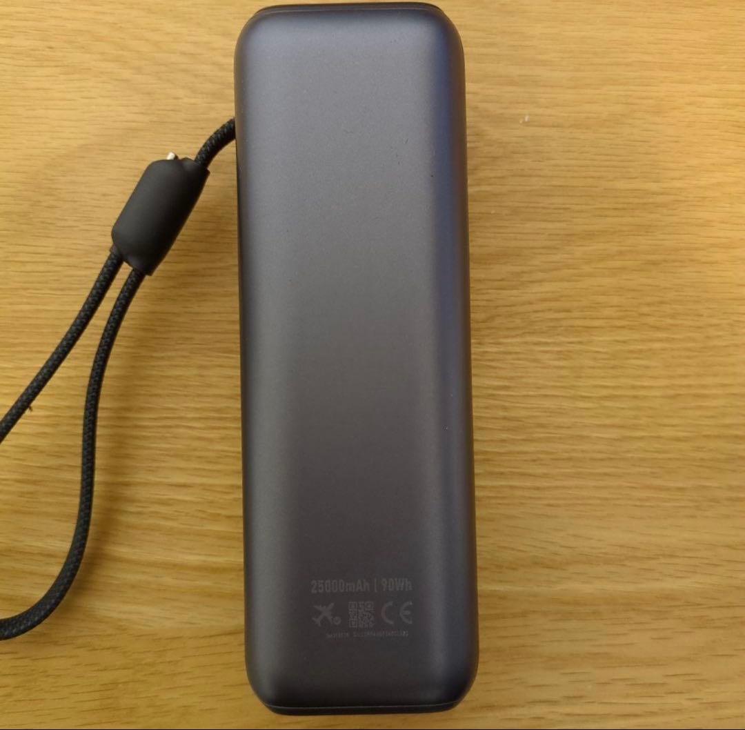 Anker Power Bank 25000mAh, Built-In 巻取り
