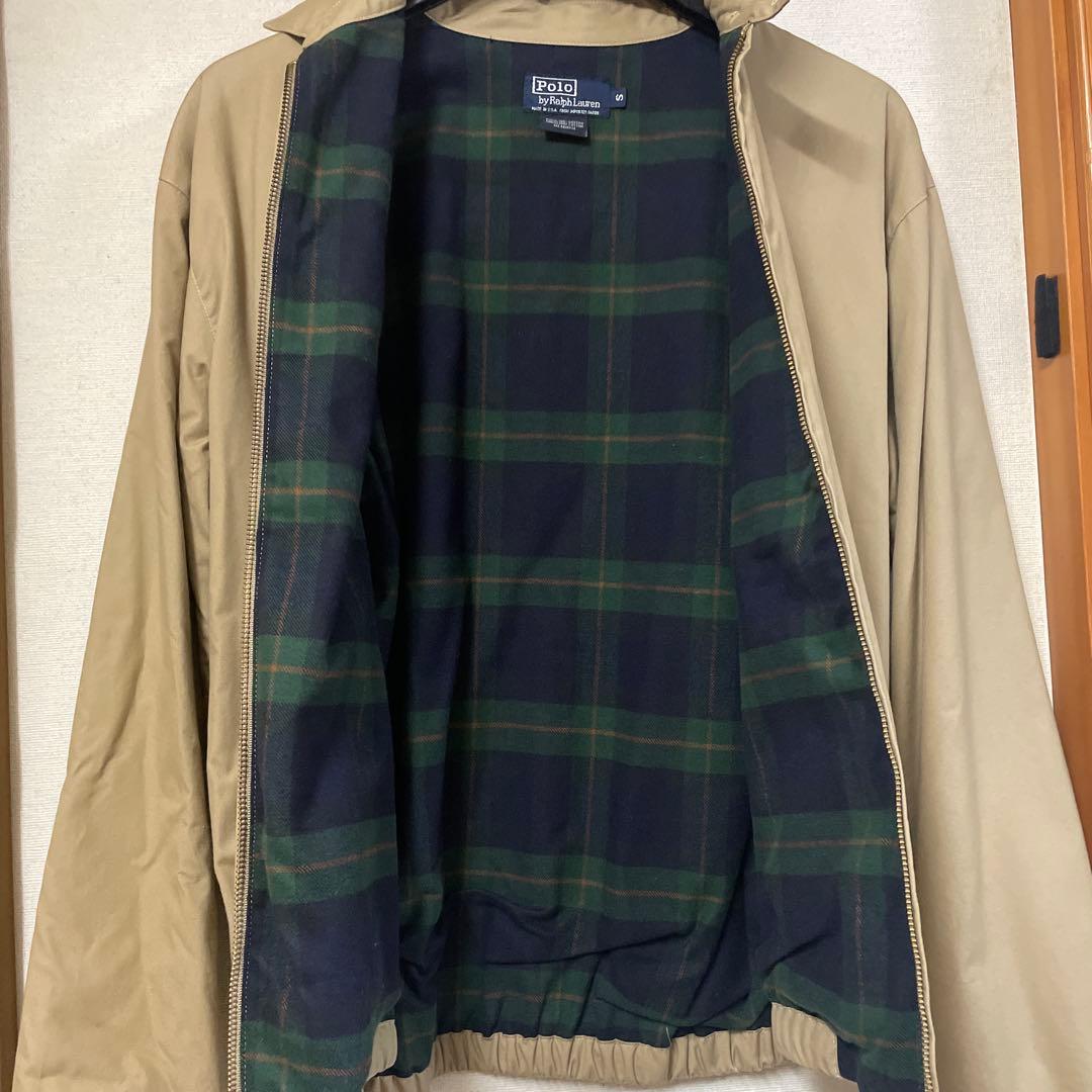 90s USA製 デッドRalph Lauren スイングトップチェックネル裏付