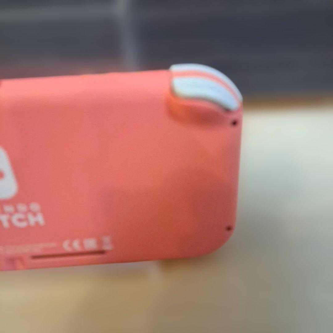 Nintendo Switch LITE コーラル箱、本体、充電器、おまけ付き