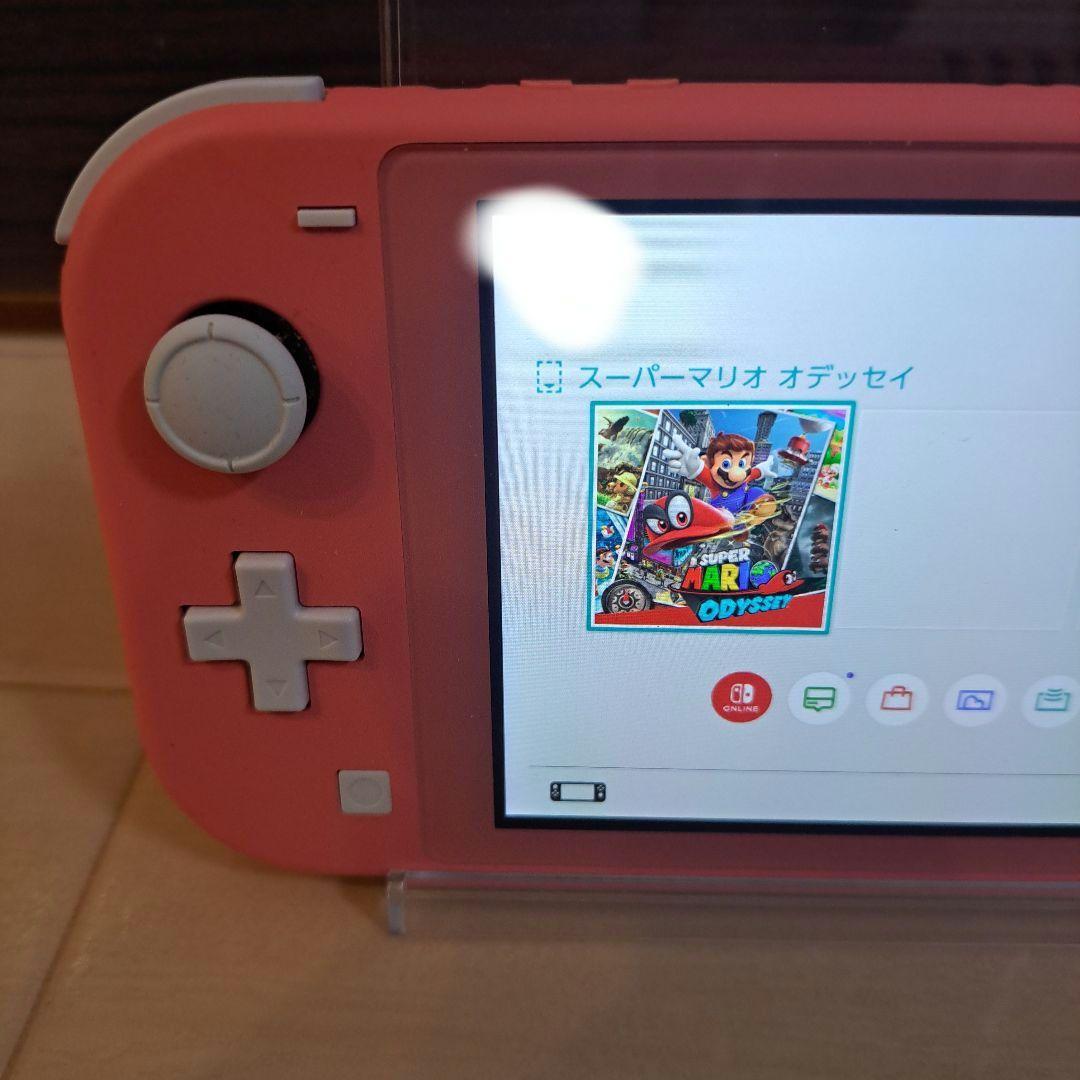 Nintendo Switch LITE コーラル箱、本体、充電器、おまけ付き