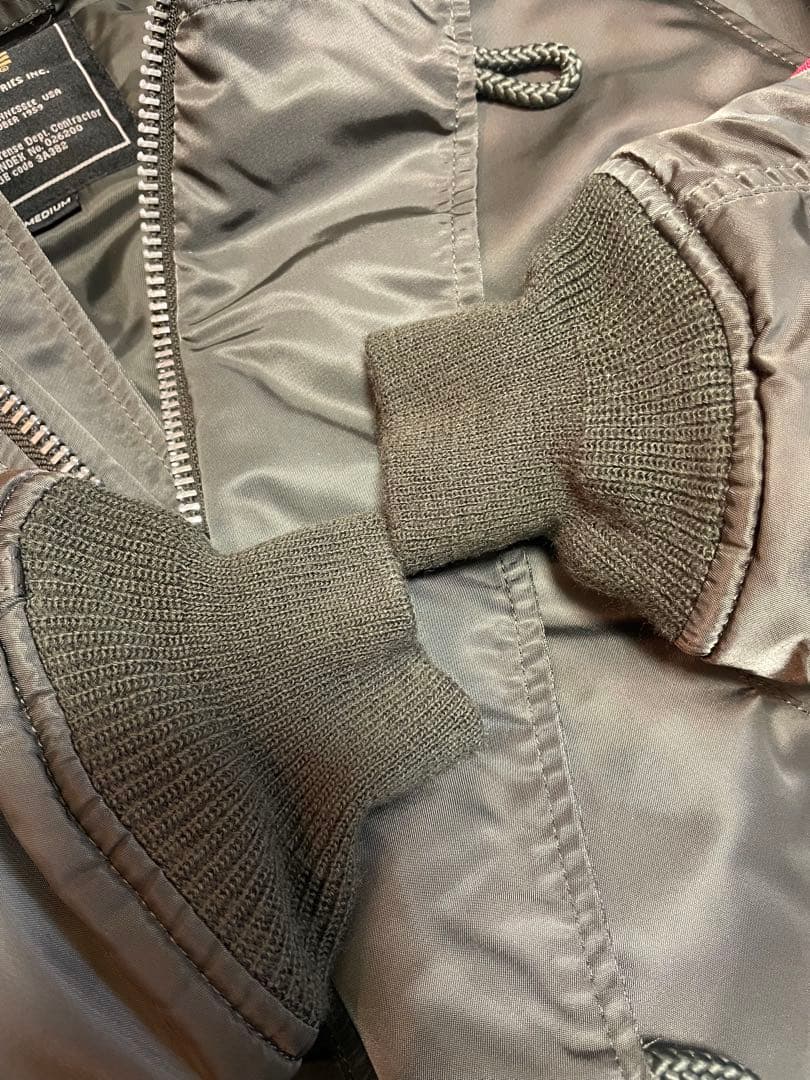 ALPHA INDUSTRIES N-2B フライトジャケット M ファー付き
