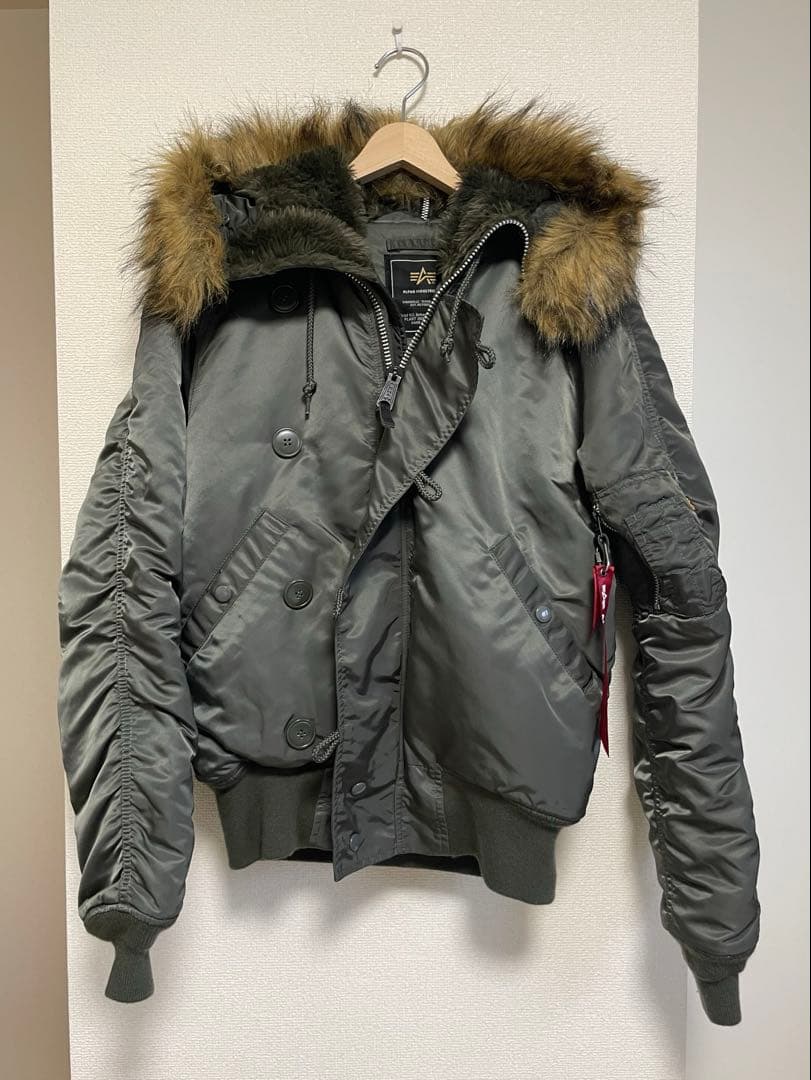 ALPHA INDUSTRIES N-2B フライトジャケット M ファー付き