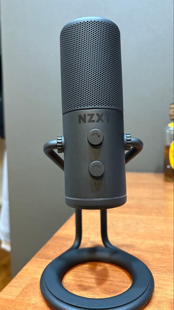 NZXT CAPSULE BLACK カーディオイドUSBマイク