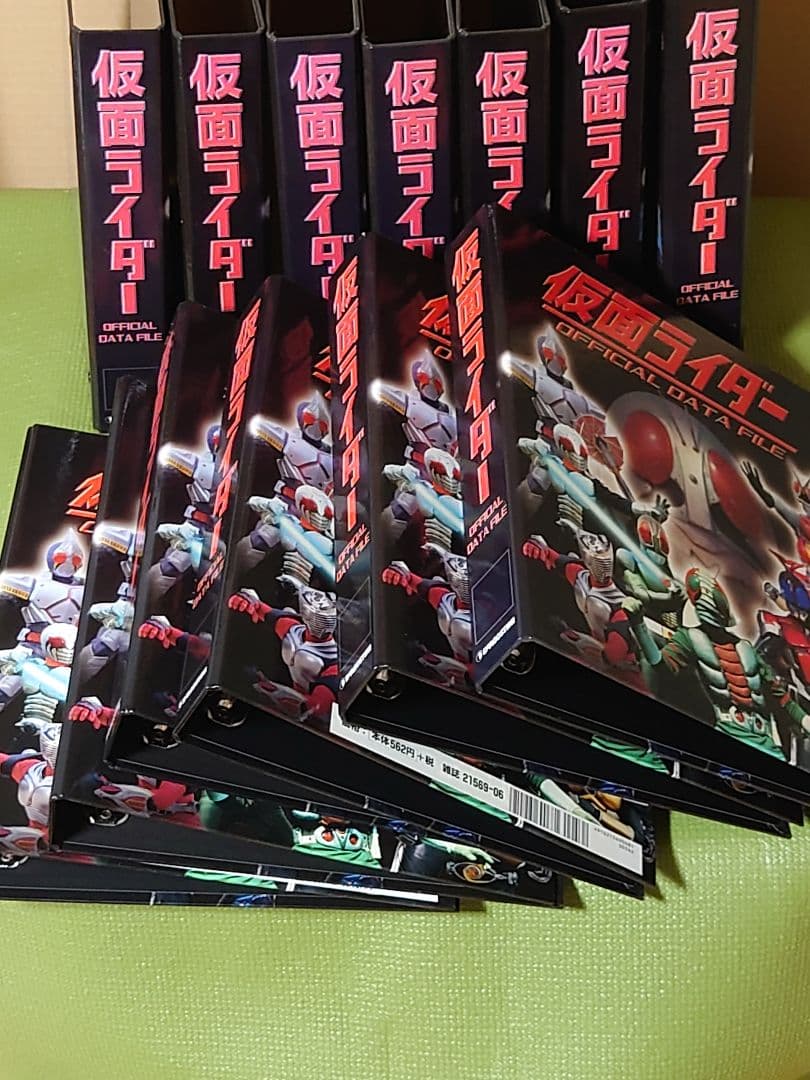 仮面ライダーOFFICIAL DATA FILE 全巻＋専用ファイル13冊セット