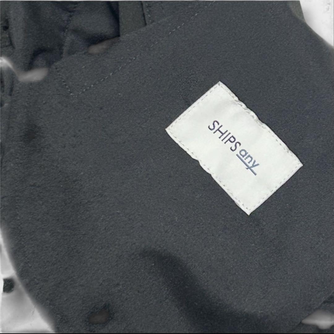 【美品】シップス トラベルスーツ セットアップ ストレッチ 洗える 黒 M