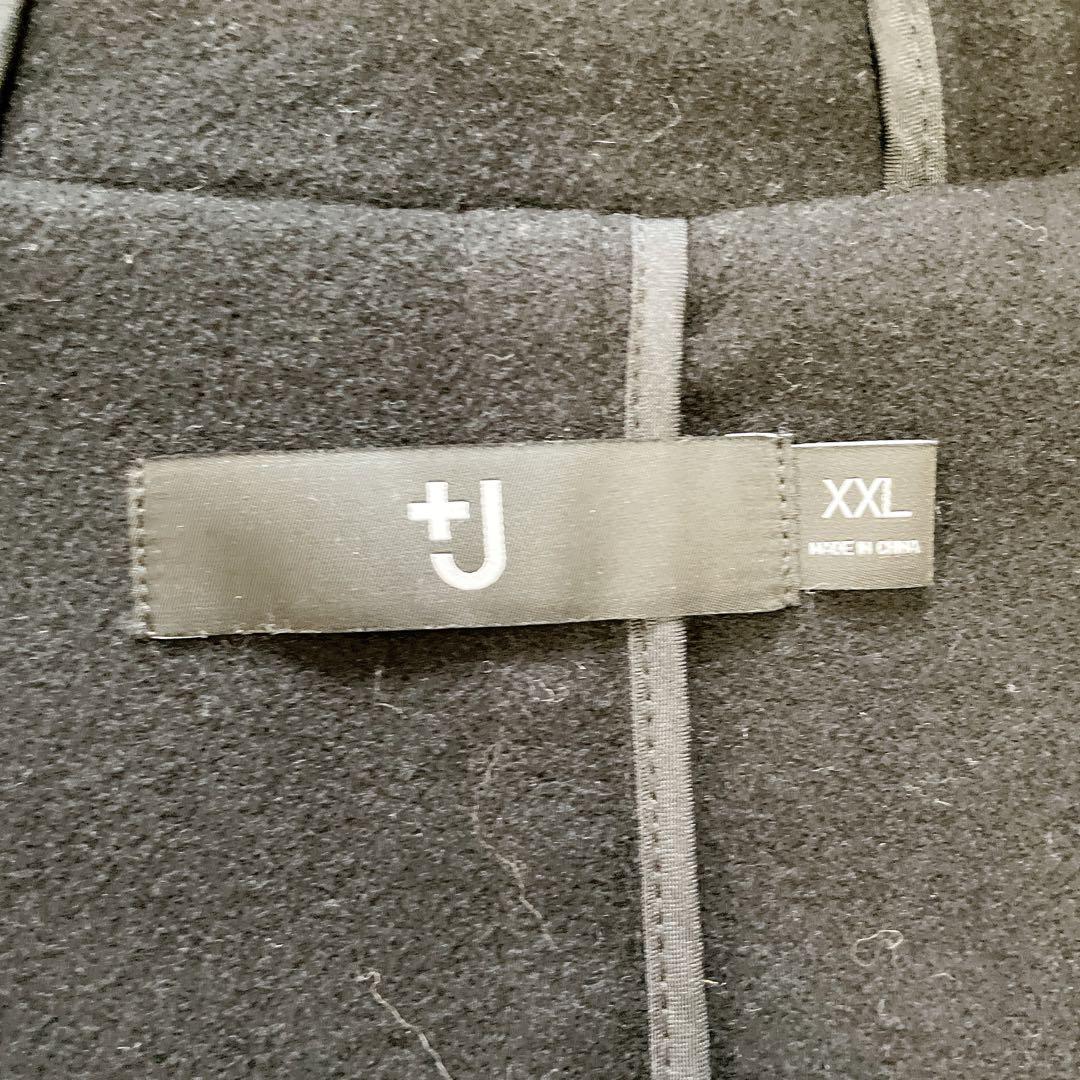希少XXLサイズ✨ユニクロ+J ウールオーバーサイズダッフルコート　黒