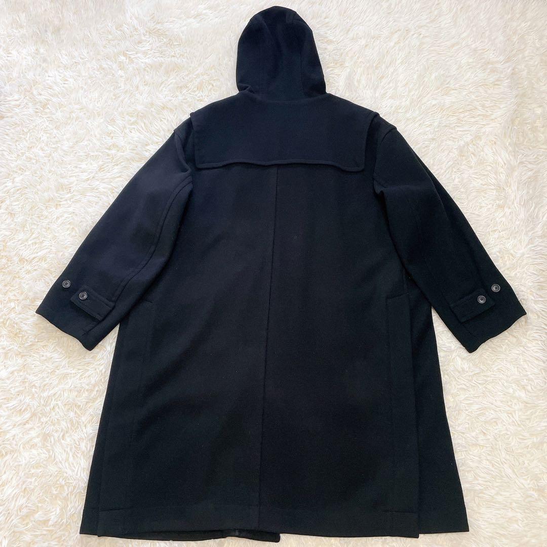 希少XXLサイズ✨ユニクロ+J ウールオーバーサイズダッフルコート　黒