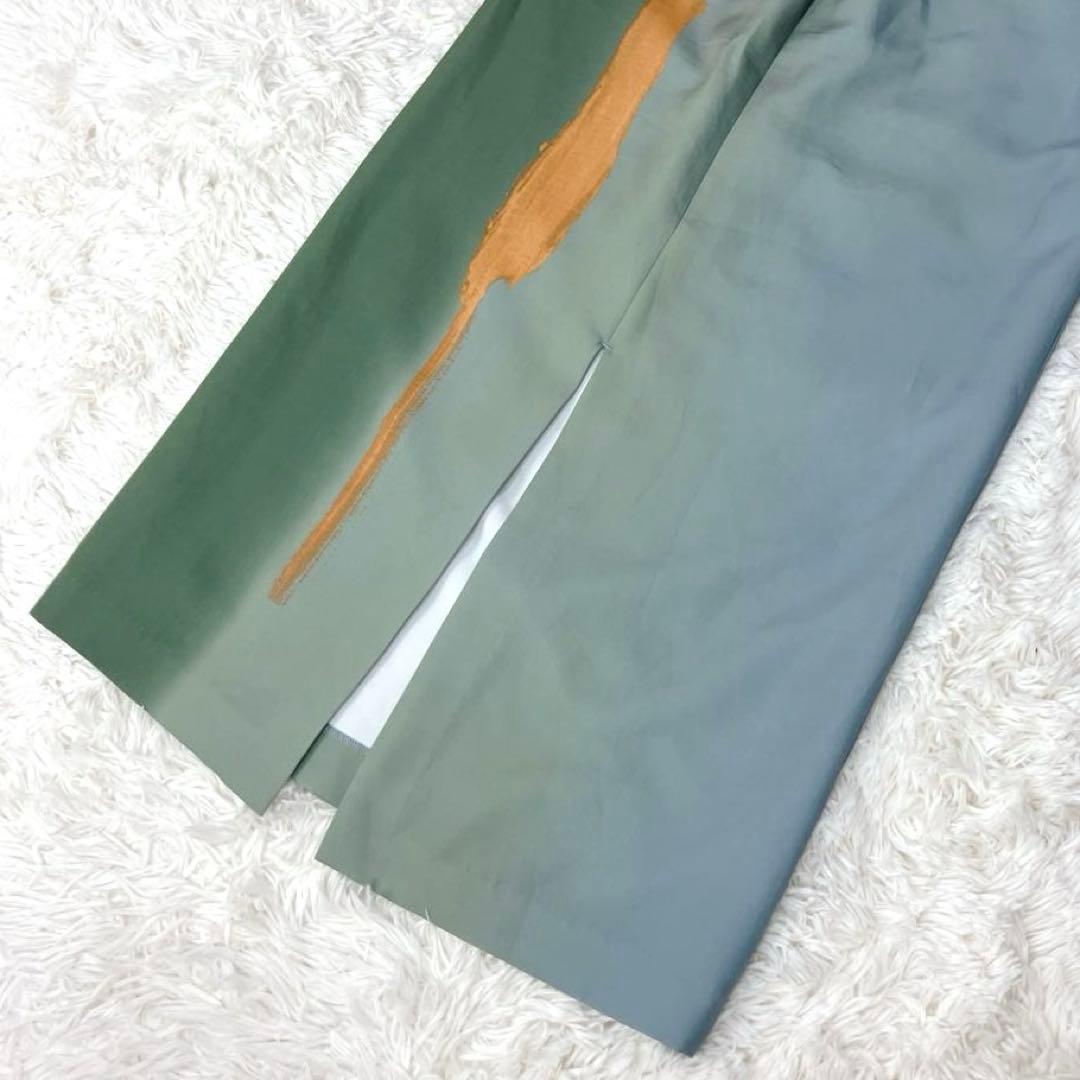 ✨アメリ サンセットアートペイントスカート ロング マキシ丈 ペンキ M