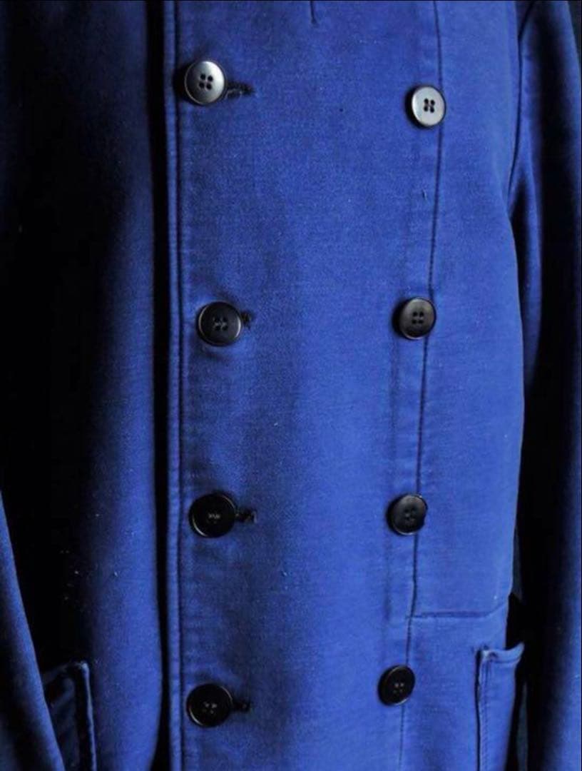 日曜まで　1950年代フランス ダブルブレスト　モールスキンJKT ジャケット