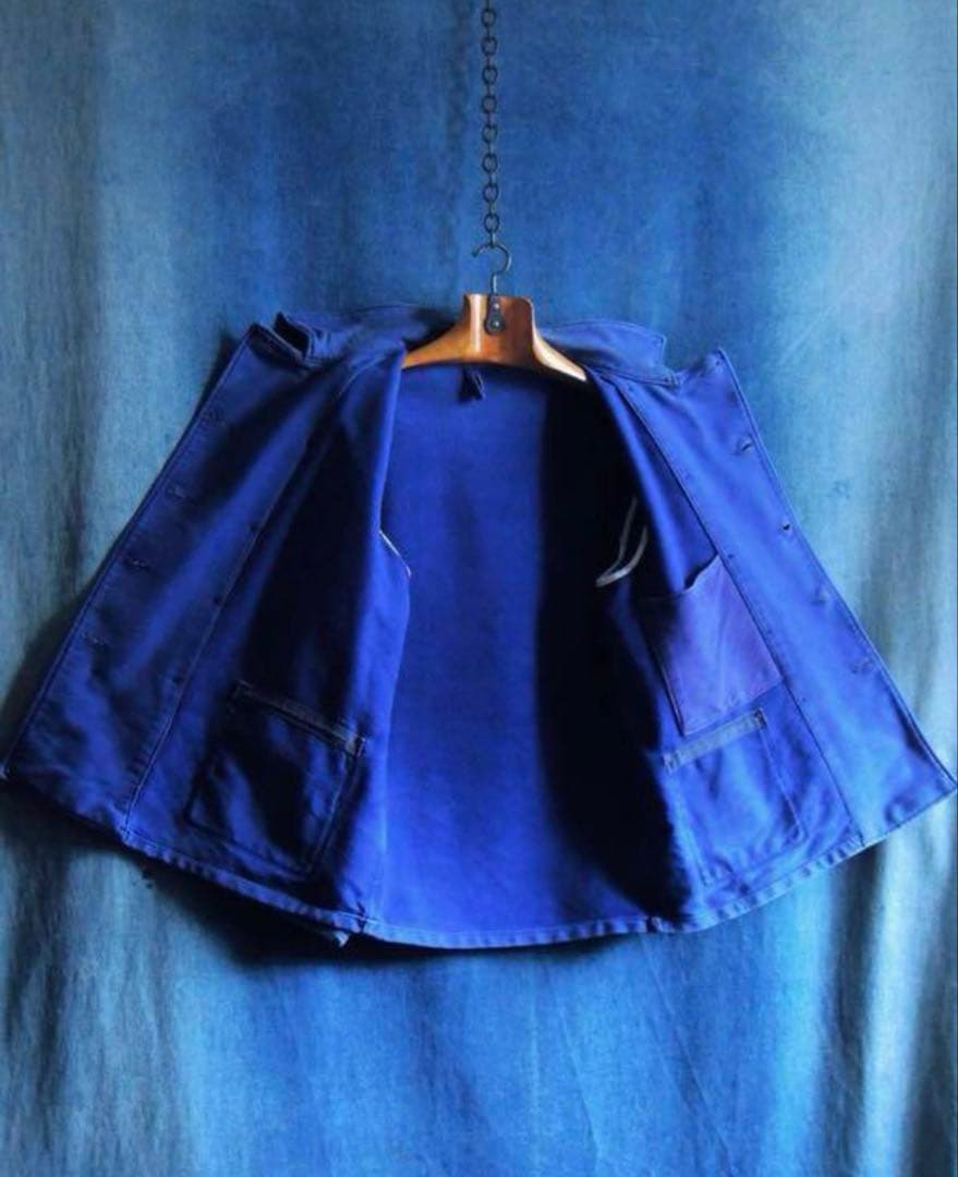 日曜まで　1950年代フランス ダブルブレスト　モールスキンJKT ジャケット