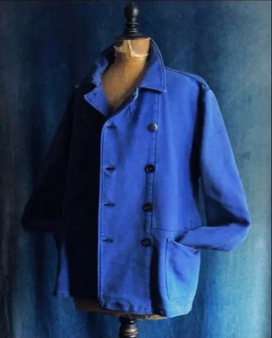 日曜まで　1950年代フランス ダブルブレスト　モールスキンJKT ジャケット