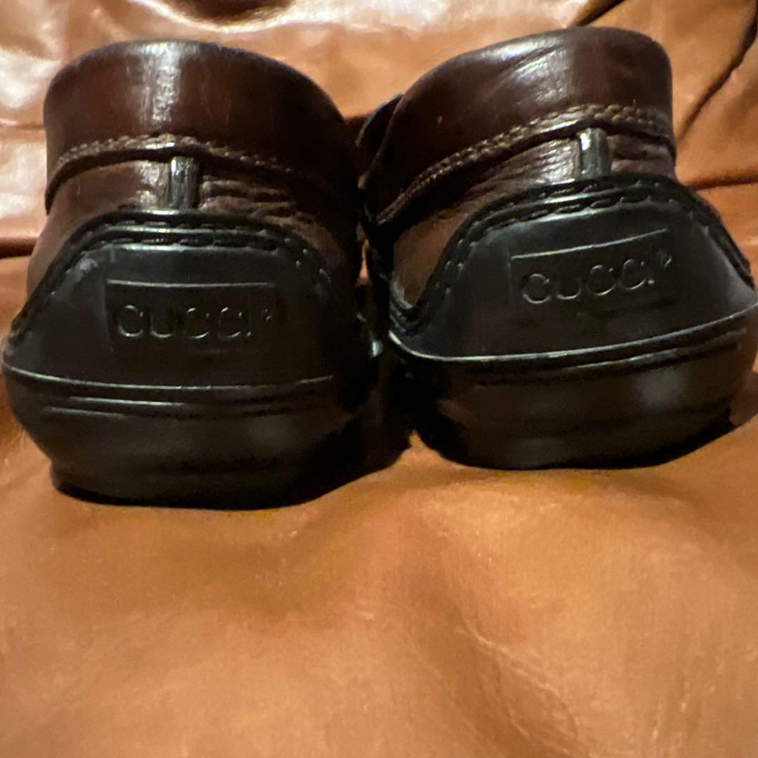 グッチ　ドライビングシューズ　Gucci モカシン 金具付き　25.5