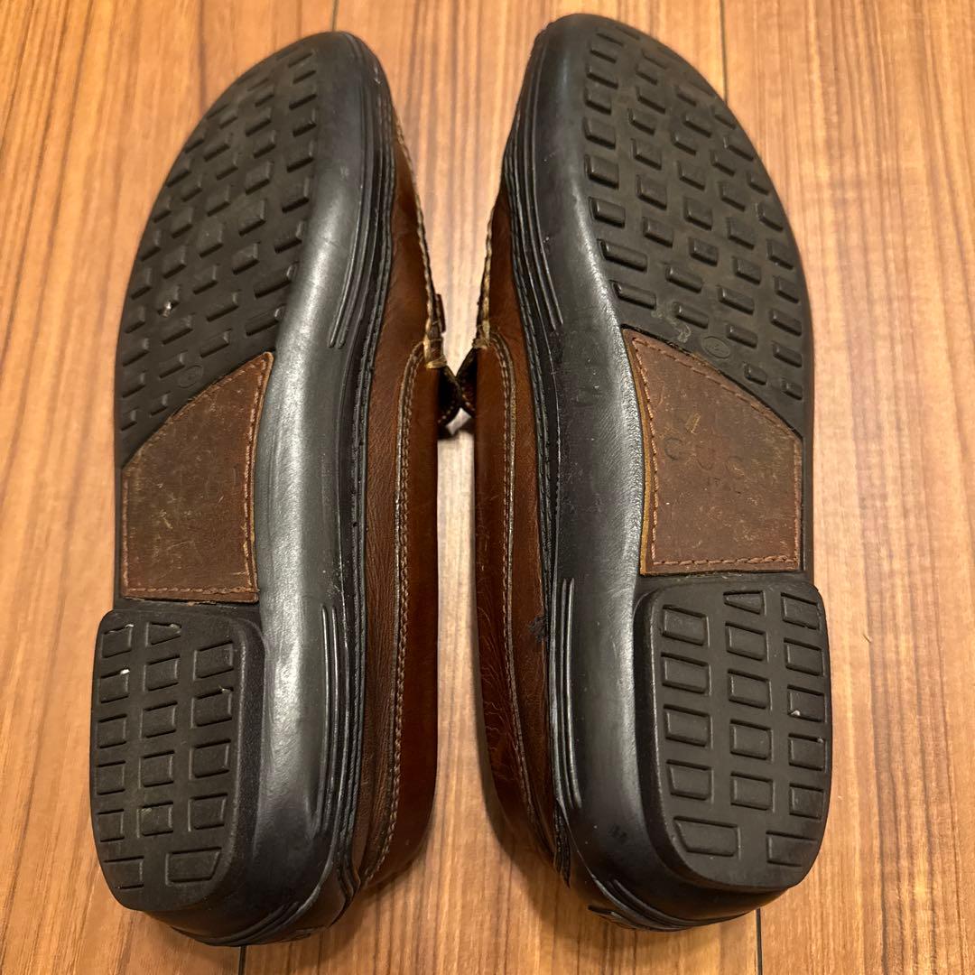 グッチ　ドライビングシューズ　Gucci モカシン 金具付き　25.5