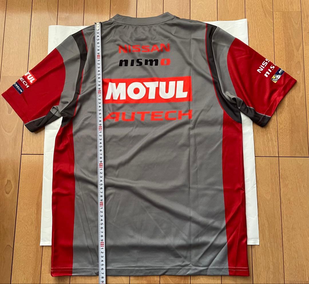 Nissan Nismo MOTUL Tシャツ Ｍサイズ グレー/赤