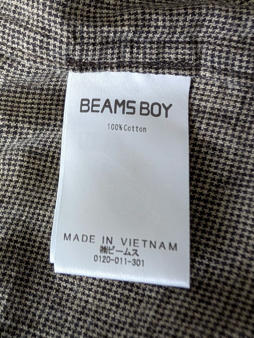 ✨美品✨BEAMS BOY 完売品 テーラードジャケット チェック ビッグ