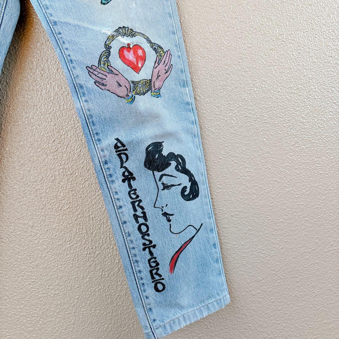 【STITCHSHOW】デニムパンツハンドペイント