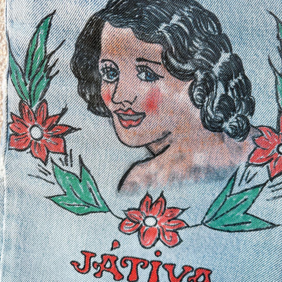 【STITCHSHOW】デニムパンツハンドペイント