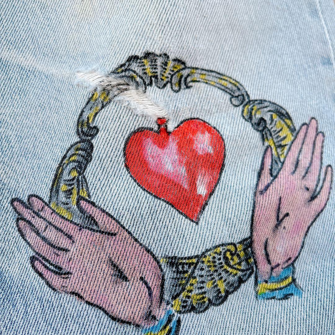【STITCHSHOW】デニムパンツハンドペイント