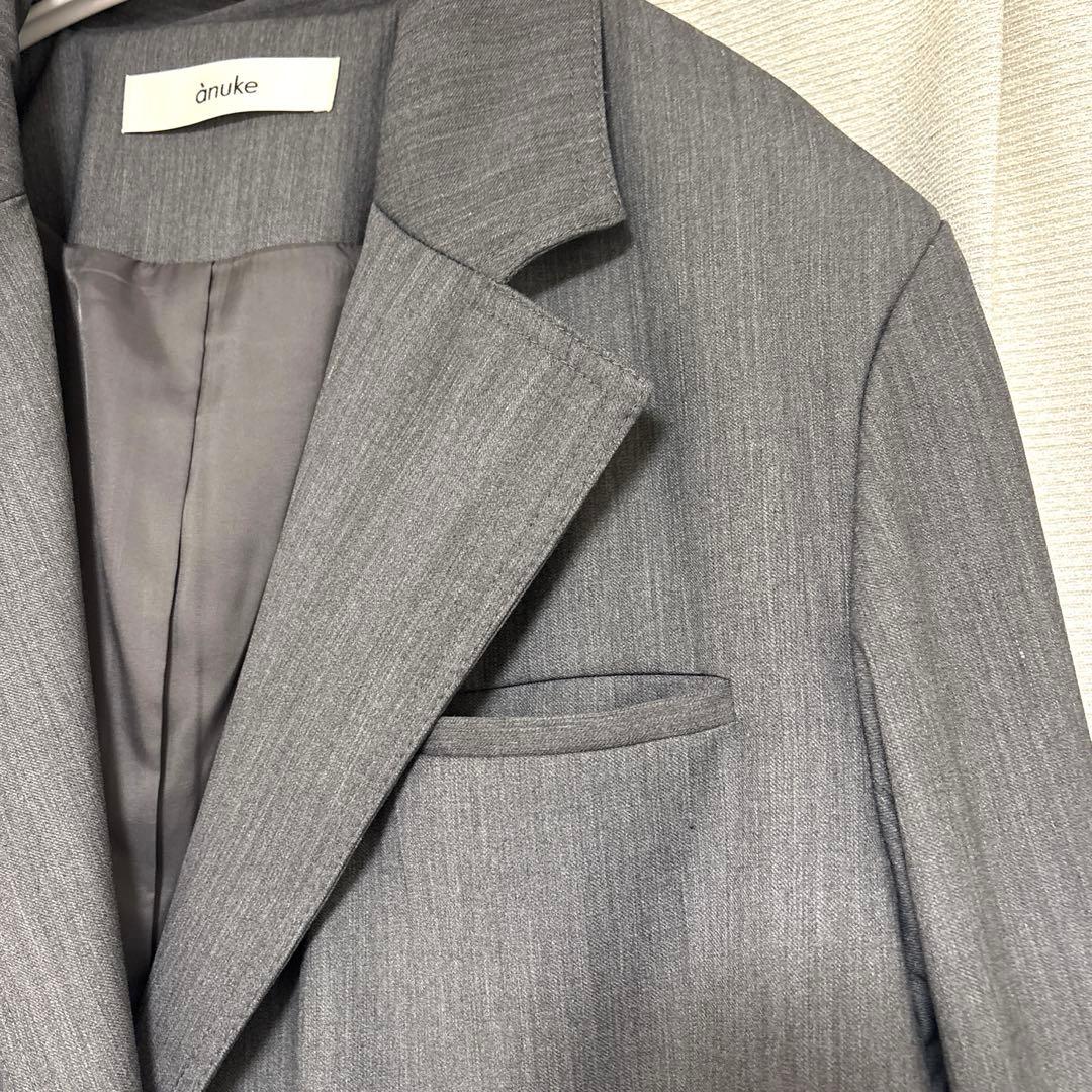 【anuke】ツイルオーバージャケットTwill Over Jacketグレー