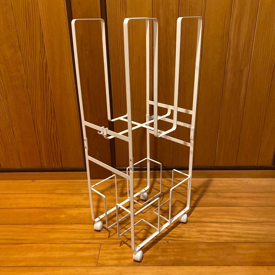 山崎実業 Yamazaki tower ダンボール＆新聞ストッカー