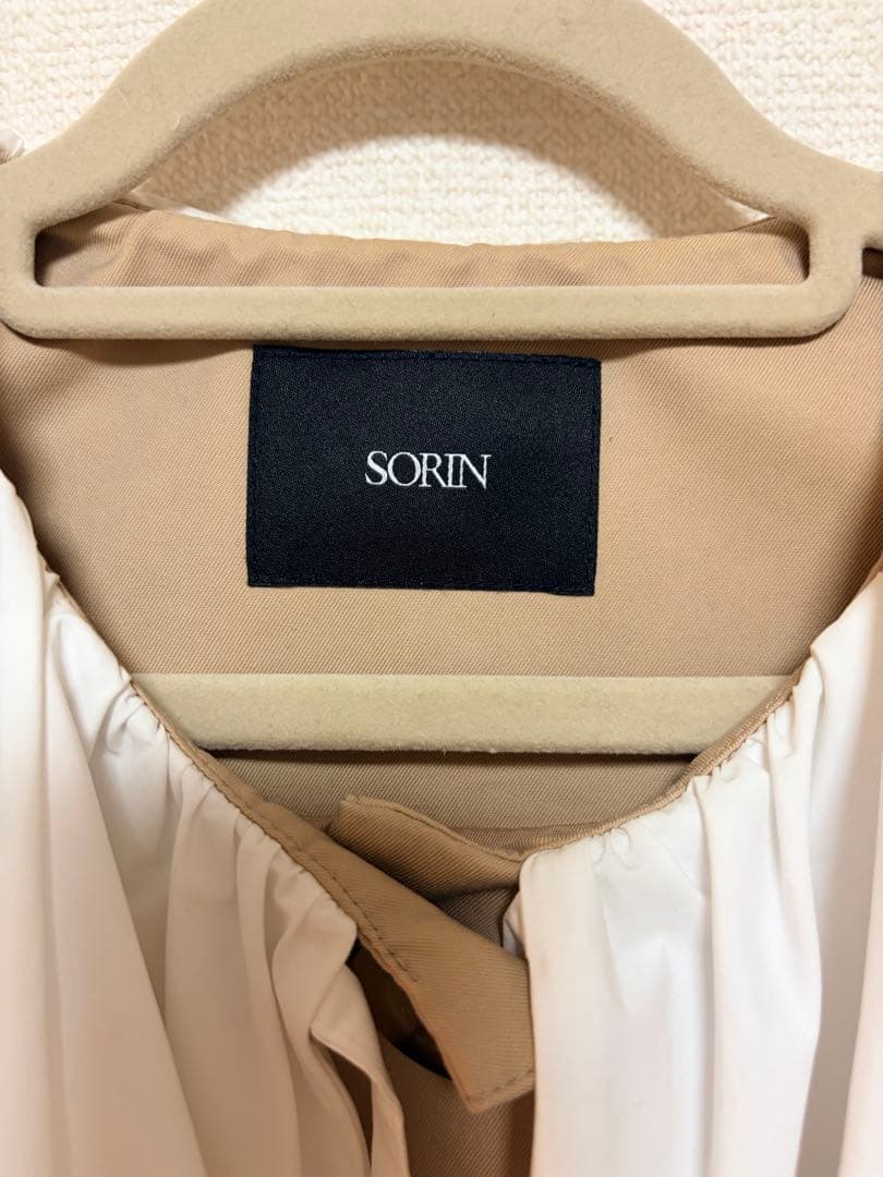SORIN ジャケット　トレンチコート　ノーカラー　ジャケット