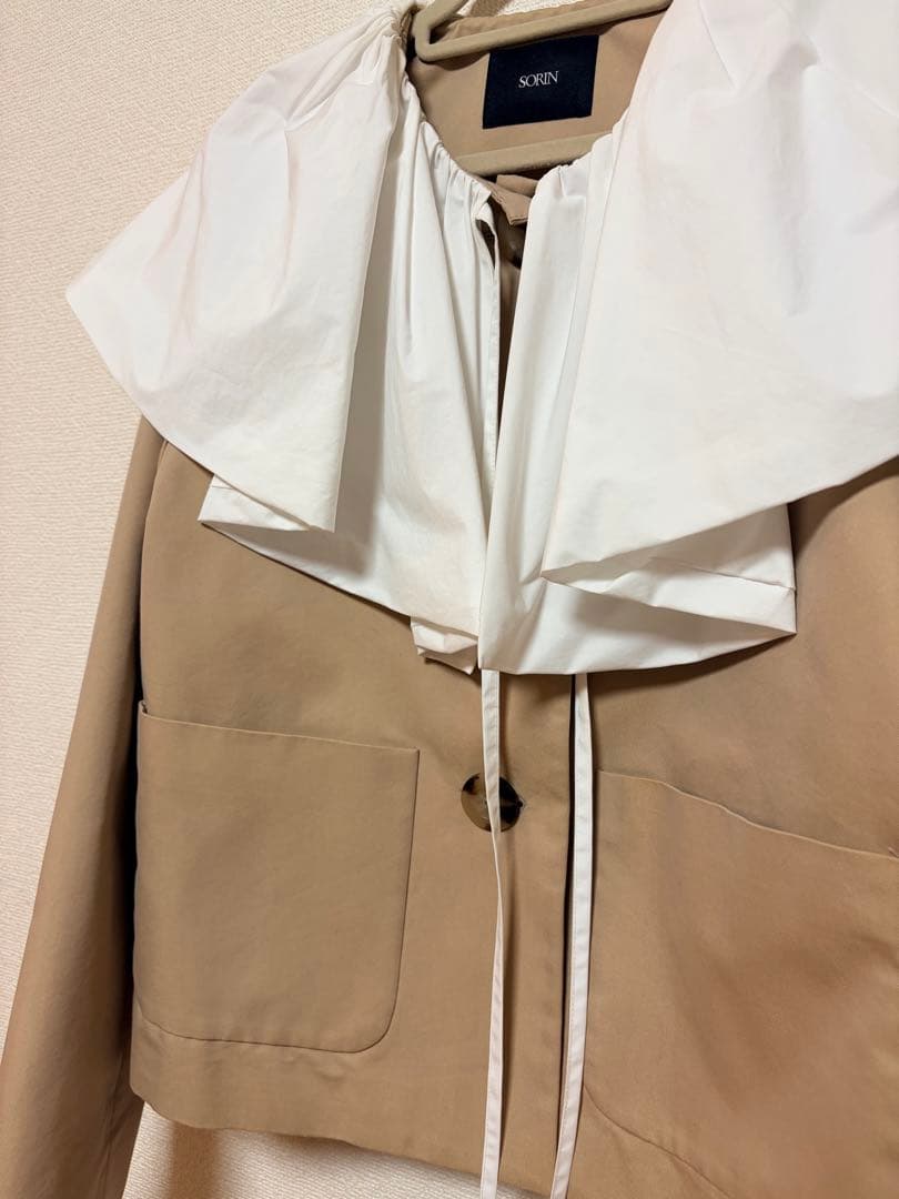 SORIN ジャケット　トレンチコート　ノーカラー　ジャケット